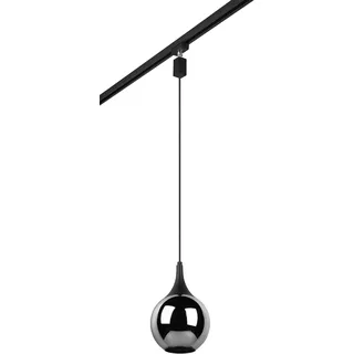 Schienensystem-Hängeleuchte Lumina in Schwarz max. 40 Watt