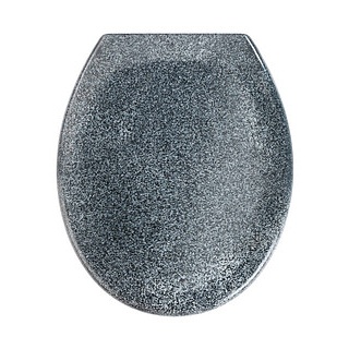 WENKO WC-Sitz mit Absenkautomatik Ottana grau, granit