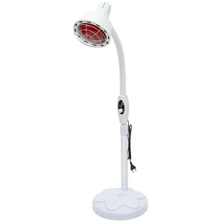 CUMELLIIR Rotlichtlampe WäRmelampe 275w, Infrarotlampe Medizinisch Mit StäNder, 360 ° Drehen Einstellbare Temperatur Rotlichtlampe Therapie FüR Salon-Massage, Linderung Von Schmerzen
