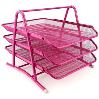 Leviatan Schubladen, 3-teilig, Netzgewebe, Rosa