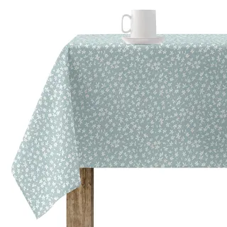 Belum 0120-33 Tischdecke, 100 x 140 cm, Harzbeschichtet, Schmutzabweisend, Modern, Blau, Rechteckig, Baumwolle