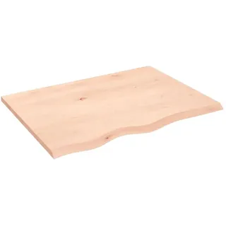 vidaXL Wandregal 80 x 60 x 2 cm Eiche Unbehandelt
