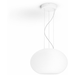 Philips Hue Bluetooth White & Color Ambiance Pendelleuchte Flourish in Weiß 39,5W 2750lm