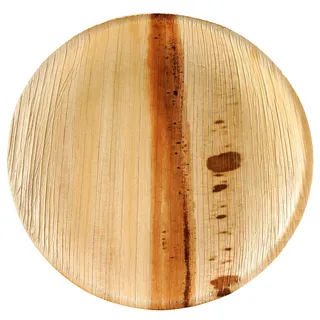 Wisefood Palmblatt Teller rund Ø 25 cm 25 St. Beige