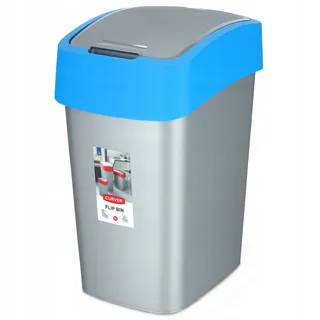 Curver Flip Bin 10 l silber/blau