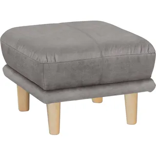 Fußhocker TRENDMANUFAKTUR "Cecilia", silber, B:66cm H:44cm T:66cm, Hocker, Fußhocker