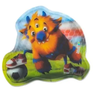 ergobag Kontur-Klettie Monster Fußball Blau/Bunt
