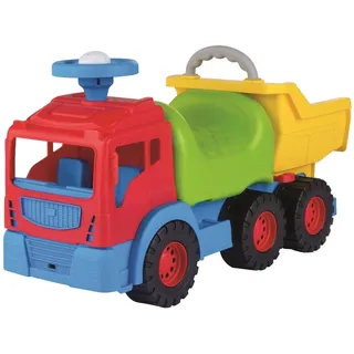 Dolu Rutsch-LKW Aufsitz-Muldenkipper Rot/Grün (7017)