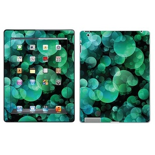 Royal Wandtattoo RS. 78269 selbstklebend für iPad 3, Motiv Kreise grün