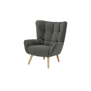 Soho Ohrensessel Jolyn Samt 87 x 100 x 86 cm Grau