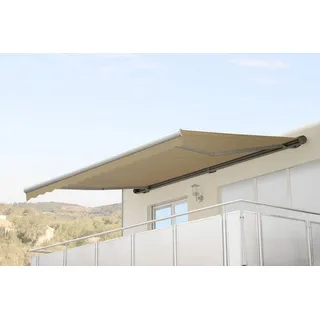 MCW Kassettenmarkise H122 400 x 300 cm beige