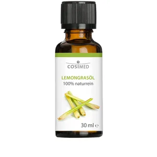 cosiMed Ätherisches Öl Lemongras, Ätherische Öle Duftöle Duftöl Raumduft 30 ml