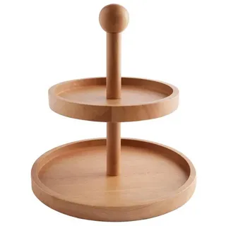 Next Servierständer Zweistufige Servier-Etagere aus Holz, Holz, (1-tlg) beige