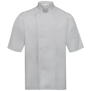 GREIFF Kochjacke Greiff GASTRO Cuisine Herren Kochjacke Kurzarm Regular Hellgrau grau L
