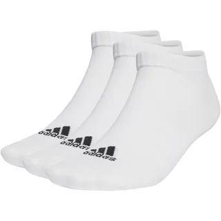 adidas Thin and Light Sportswear Low-Cut Socken, 3 Paar White / Black 28-30