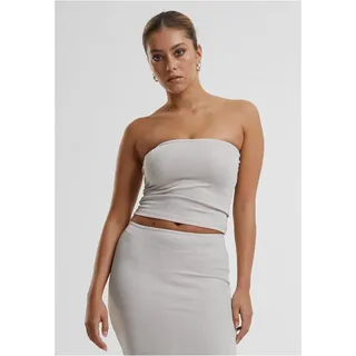 URBAN CLASSICS Tanktop Ladies Glitter Bandeau Top Damen schulterfrei XXXL (50)