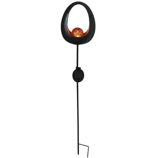Kynast Laterne Glas, Metall 93 cm Solar LED