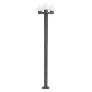 FARO Garten Standleuchte Aluminium 215 cm 1 Stück Dunkelgrau