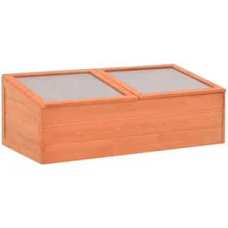 vidaXL Frühbeet Holz 100 x 50 x 34 cm Braun