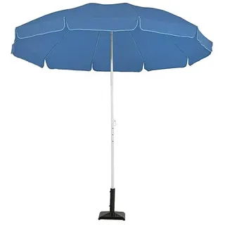 Sunfun Balkonschirm rund Provence II  (Blau, Durchmesser Bespannung: 250 cm)