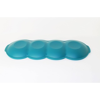 TUPPERWARE Allegra Servierschale Servierquartett Deckel Petrol für Perle + Minitrichter