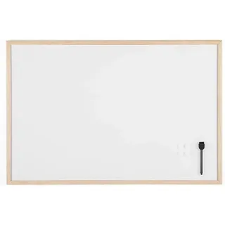 Bi-Office Whiteboard MM07001010 magnethaftend Holzrahmen 90x60cm