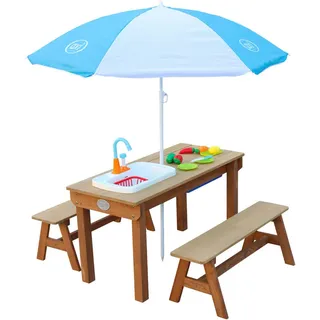 Sand-, Braun, Kunststoff, Hemlocktanne, 92.5x50.5x94 cm, EN 71, CE, FSC 100%, Gartenmöbel, Kinder-Gartenmöbel