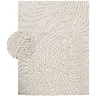 Paco Home Panglao Kurzflorteppich 200 x 280 cm Weiß