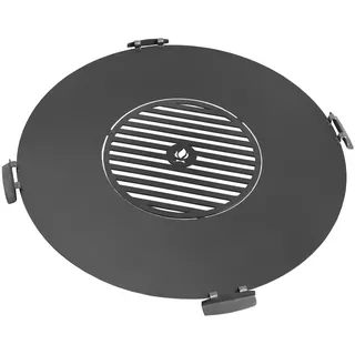 Cook King Grillplatte Ø 78 cm Stahl schwarz