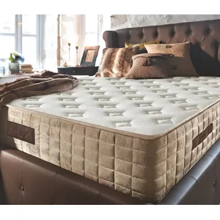 Bonnellfederkernmatratze Majestät Luxus, Boxspringmatratze 90x200, 140x200 cm & weitere Größen, Yatas Bedding, 30 cm hoch, H3, wendbar, ergonomisch, atmungsaktiv 120 cm x 200 cm x 30 cm