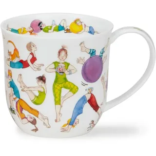 Dunoon Cumbrae Flexible Friends Tasse aus feinem Knochenporzellan, 0,45 l