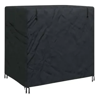 vidaXL Hollywoodschaukel-Abdeckung 4105915 Schwarz