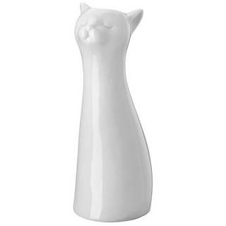 Hutschenreuther Dekovase Katze Vase Weiß Porzellan (1 St), SAMMELEDITION OSTERN WEISS 20 cm