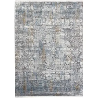 Musterring Sinfonia Webteppich 160 x 230 cm Blau/Grau