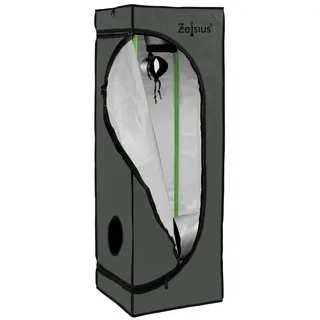 Zelsius Growzelt 40 x 40 x 160 cm Grau