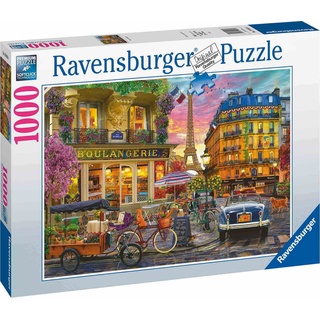 Ravensburger Puzzle 1000 Teile Puzzle Paris im Morgenrot 19946, 1000 Puzzleteile
