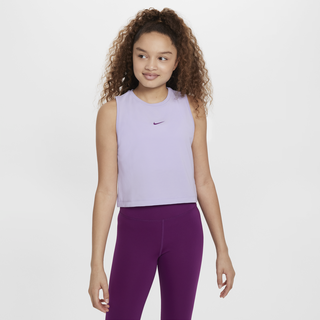 Nike Pro Dri-FIT Trainings-Tanktop für Mädchen - Lila, M