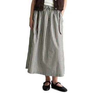 Marc O'Polo Webrock Damen Gestreift Braun  L