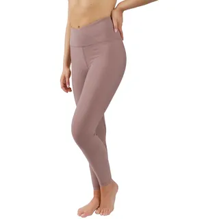 90 Degree By Reflex Interlink Gerippte hohe Crossover-Taille 7/8 Knöchel Leggings, Honey Glow, Mittel - M