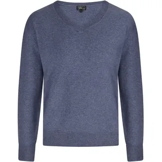 CASH-MERE.CH Kaschmir Pullover blue denim XL