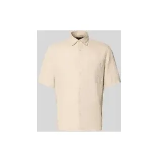 Marc O'Polo Kurzarmhemd Braun M