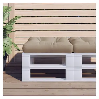 vidaXL Palettenkissen 50 x 50 cm Taupe