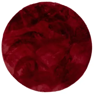Pergamon Fellteppich 160 x 160 cm Rot