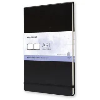 Moleskine Aquarellbuch Querformat A4 Schwarz
