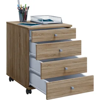 VCM Lona Rollcontainer 42 x 50 x 57 cm braun