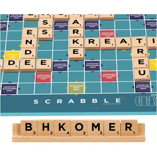 Mattel Scrabble Original Holz 2 in 1