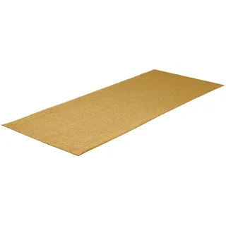 Erwin Müller Tischwäsche, Tischläufer Uni, Krefeld Curry Größe 30x80 cm - fleckabweisend, schmutzunempfindlich und leicht zu reinigen, Leinen-Optik (weitere Farben, Größen)