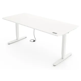 Yaasa Schreibtisch 140 x 80 cm Weiß