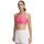 Armour Armour Mid Crossback Sport-BH Damen 672 super pink/white L
