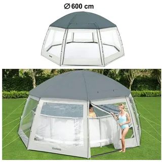 BESTWAY Pavillon für runde Pools 600 x 295 cm